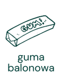 Kawa z nutami gumy balonowej