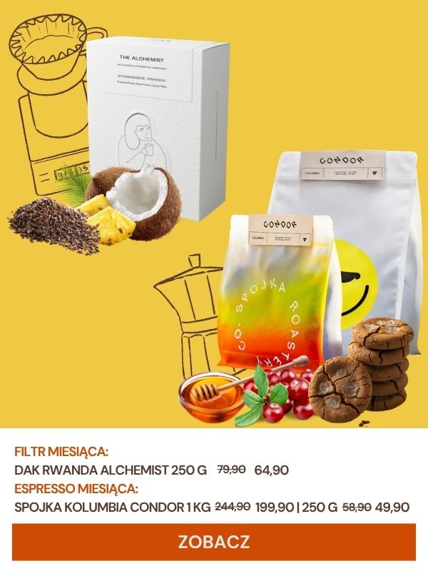 promocja - kawa miesiąca w CoffeeLove - aeropress, chemex, dripper, kawa do ekspresu - najlepsze kawy w doskonałej cenie CoffeeLove