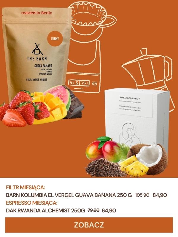promocja - kawa miesiąca w CoffeeLove - aeropress, chemex, dripper, kawa do ekspresu - najlepsze kawy w doskonałej cenie CoffeeLove