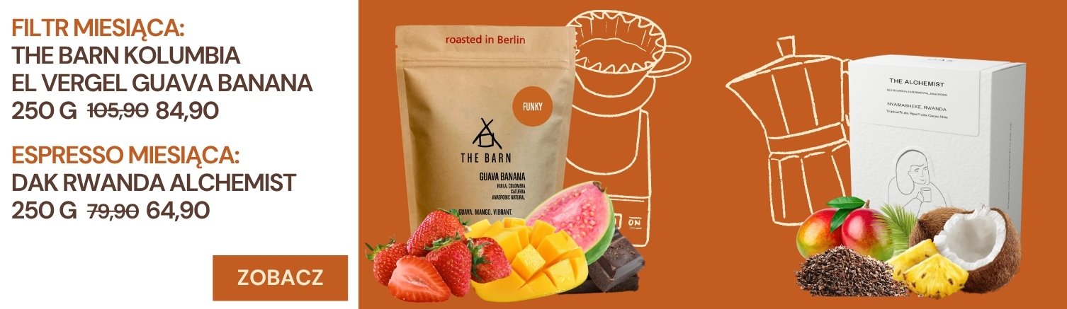 promocja - kawa miesiąca w CoffeeLove - aeropress, chemex, dripper, kawa do ekspresu - najlepsze kawy w doskonałej cenie CoffeeLove